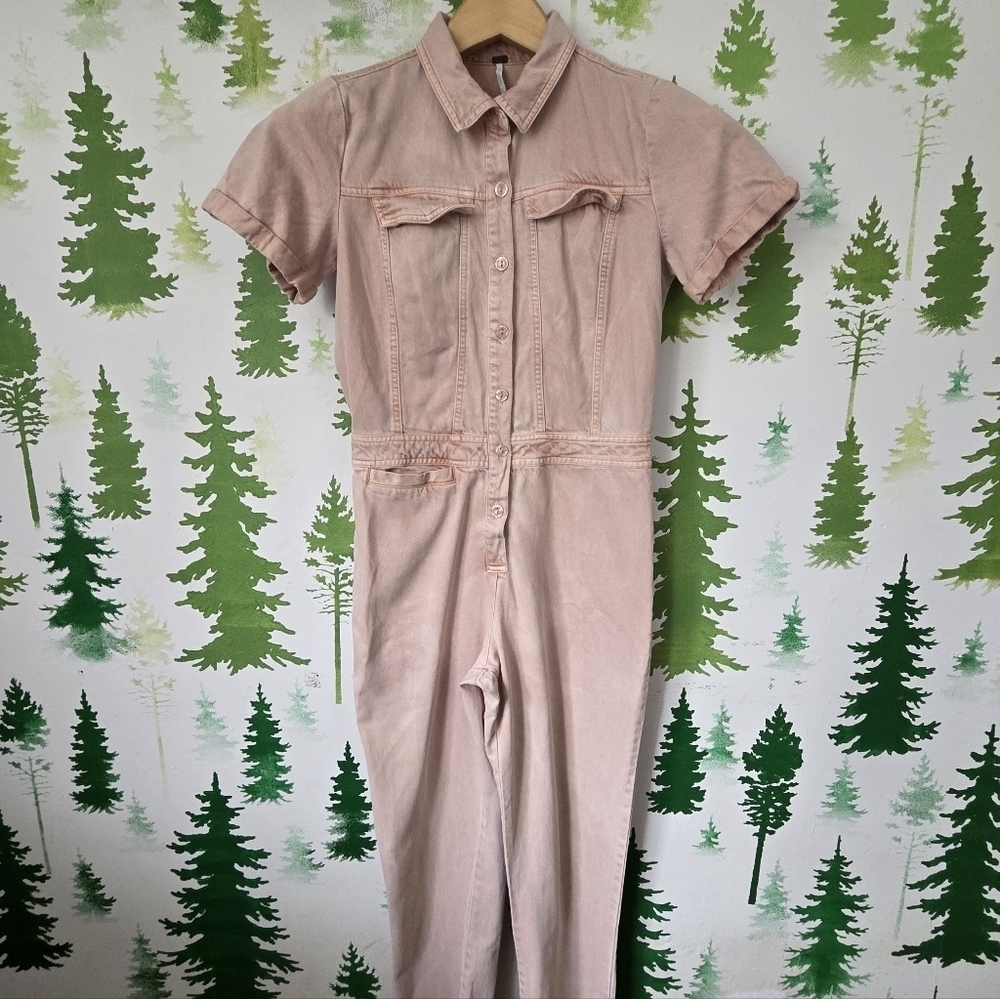 Young Fabulous & Broke Light Pink Jumpsuit